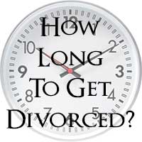 length of a divorce